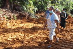 Jalan Desa Hulu pengkadan dengan Desa Beringin terhubung berkat TMMD