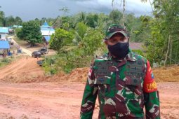 Pembukaan jalan penghubung oleh satgas TMMD telah selesai