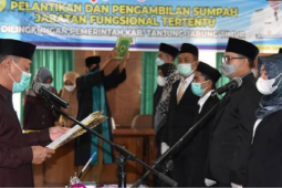 Sekda Tanjabtim lantik dan ambil sumpah pejabat fungsional