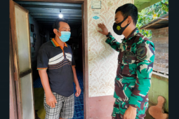 Satgas TMMD 110 Kodim 1206/PSB berpamitan