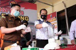 Polres Tabalong musnahkan barbuk 11,55 gram sabu