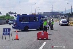 Polresta Bandung sosialisasikan larangan mudik Lebaran
