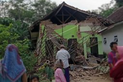 Dampak gempa di Malang