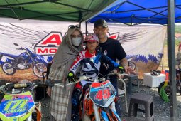 Empat crosser cilik Kalsel tampil di ajang BOS Junior Motocross Championship
