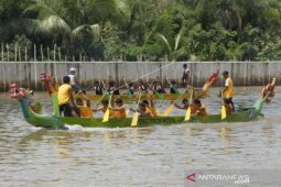 Dayung Kalsel matangkan latihan di Danau Riam Kanan untuk PON Papua