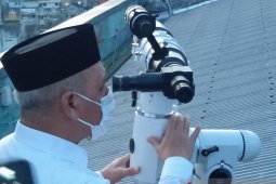 Kemenag Kalsel rukyatul hilal, hasilnya tidak terlihat