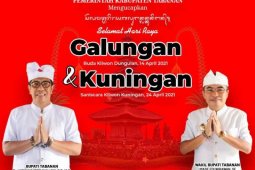 Bupati-Wabup Tabanan ucapkan Selamat Hari Raya Galungan-Kuningan