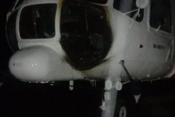 Sempat dibakar KKB, helikopter PT Ersa Air diterbangkan ke Timika