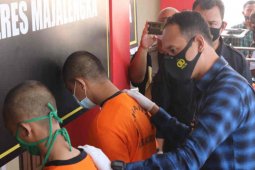 Polres Majalengka tangkap dua pelajar tersangka pemerkosaan, satu lagi buron