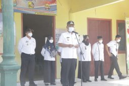 Wakil Bupati Pringsewu pimpin apel aparatur Pekon Tritunggal Mulya