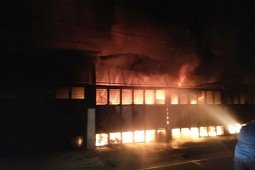 Lima ruko di Medan terbakar, satu orang tewas