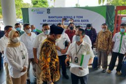 BPJAMSOSTEK salurkan 8,1 ton beras kepada buruh
