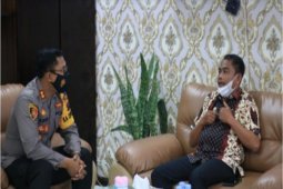 Kapolres Tebing Tinggi terima kunjungan Bupati Sergei