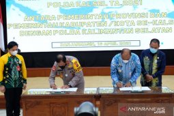 Polda Kalsel dan pemda teken MoU Rekpro Bintara Polri