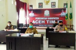 Pemkab Aceh Timur ikut rakor penanganan COVID-19. Ini yang dibahas