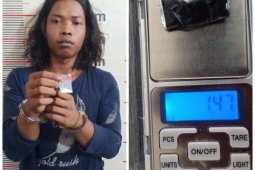 Polsek Besitang tangkap seorang pengedar sabu