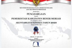 Pemkab Bener Meriah raih predikat B Sakip RB Award 2020