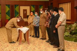 Bupati Tabalong ikuti Rakor pencegahan korupsi