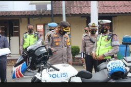 Kapolres lakukan pemeriksaan kendaraan dinas Polres Tebing Tinggi