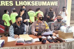 Polisi tangkap dua pengedar sabu-sabu di Lhokseumawe