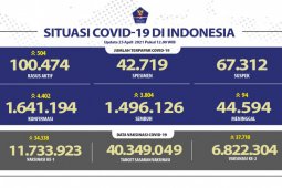 11.733.923 jiwa telah jalani vaksinasi