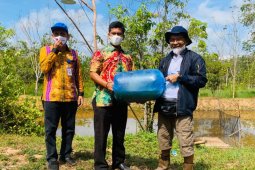 PWI Kabupaten Tabalong terima bantuan benih ikan