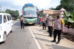 Wakapolda cek kesiapan pos pengamanan "Operasi Ketupat' di perbatasan Jambi-Sumsel