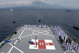 Upacara Tabur Bunga KRI Nanggala-402