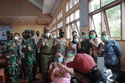 Kapolda dan Pangdam monitoring vaksinasi di Dairi