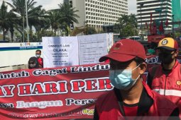 Polisi amankan 15 mahasiswa di demo May Day
