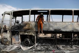 Bandit di Nigeria bakar bus, 30  penumpang hangus terbakar