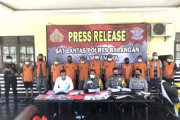 Operasi Sikat Intan 2021 Polres Balangan ungkap 14 kasus