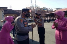 Wakapolres Tebing Tinggi terima kenaikan pangkat