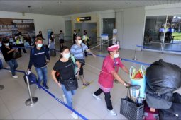 Arus penumpang di Bandara Ngurah Rai
