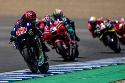 "Arm pump" biang keladi Quartararo gagal  hattrick di Jerez