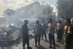 Polisi masih selidiki penyebab kebakaran di Pasar Belakang Sibolga