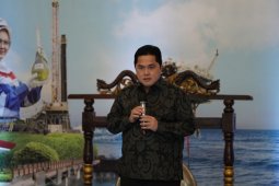 Erick Thohir resmikan subholding  PT Pertamina International Shipping