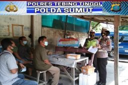 Polres Tebing Tinggi sampaikan imbauan Prokes dan larangan mudik