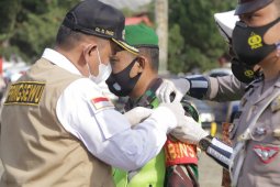 Wabup Pringsewu pimpin apel gelar pasukan Operasi Ketupat Krakatau 2021