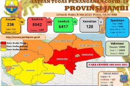 Dua kabupaten bertetangga, Batanghari dan Muarojambi zona merah COVID-19