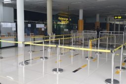 Suasana Bandara Jambi sama seperti  "lock down" 24 April-1 Juni 2020