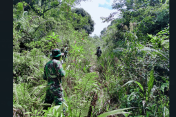 Satgas tutup "jalan tikus" perbatasan Indonesia-Malaysia jelang Idul Fitri