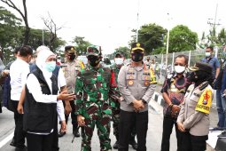 Forkopimda Jatim cek Pos Suramadu untuk pastikan prosedur penyekatan