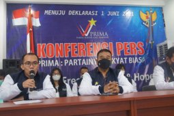 Partai Prima deklarasikan pada 1 Juni 2021