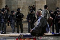 Ribuan orang di Turki protes kekerasan Israel terhadap Palestina
