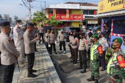 Wakapolda Lampung cek kesiapan pos penyekatan dan pengamanan di Lampung Tengah