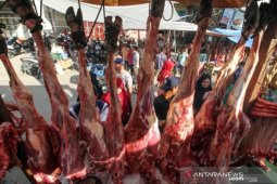 Gubernur Kepulauan Babel sidak harga daging