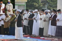 Zona Kuning, Pemkot Tanjungbalai laksanakan Shalat Id terapkan prokes