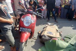 Kecelakaan lalu lintas di Tandem, pengendara motor tewas di tempat