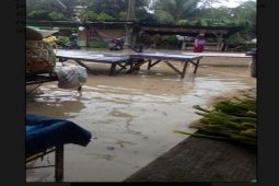 Pasar Inpres Tebing Tinggi banjir